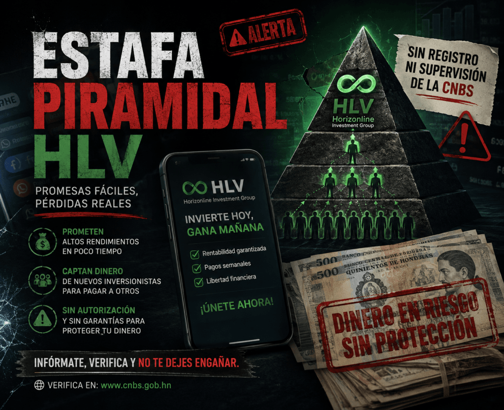 HLV, Estafa Piramidal