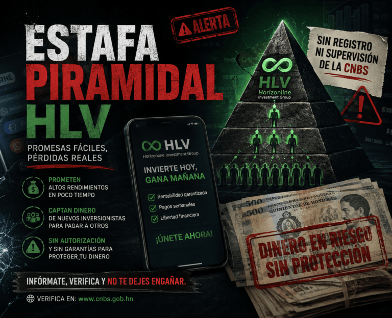 HLV, Estafa Piramidal